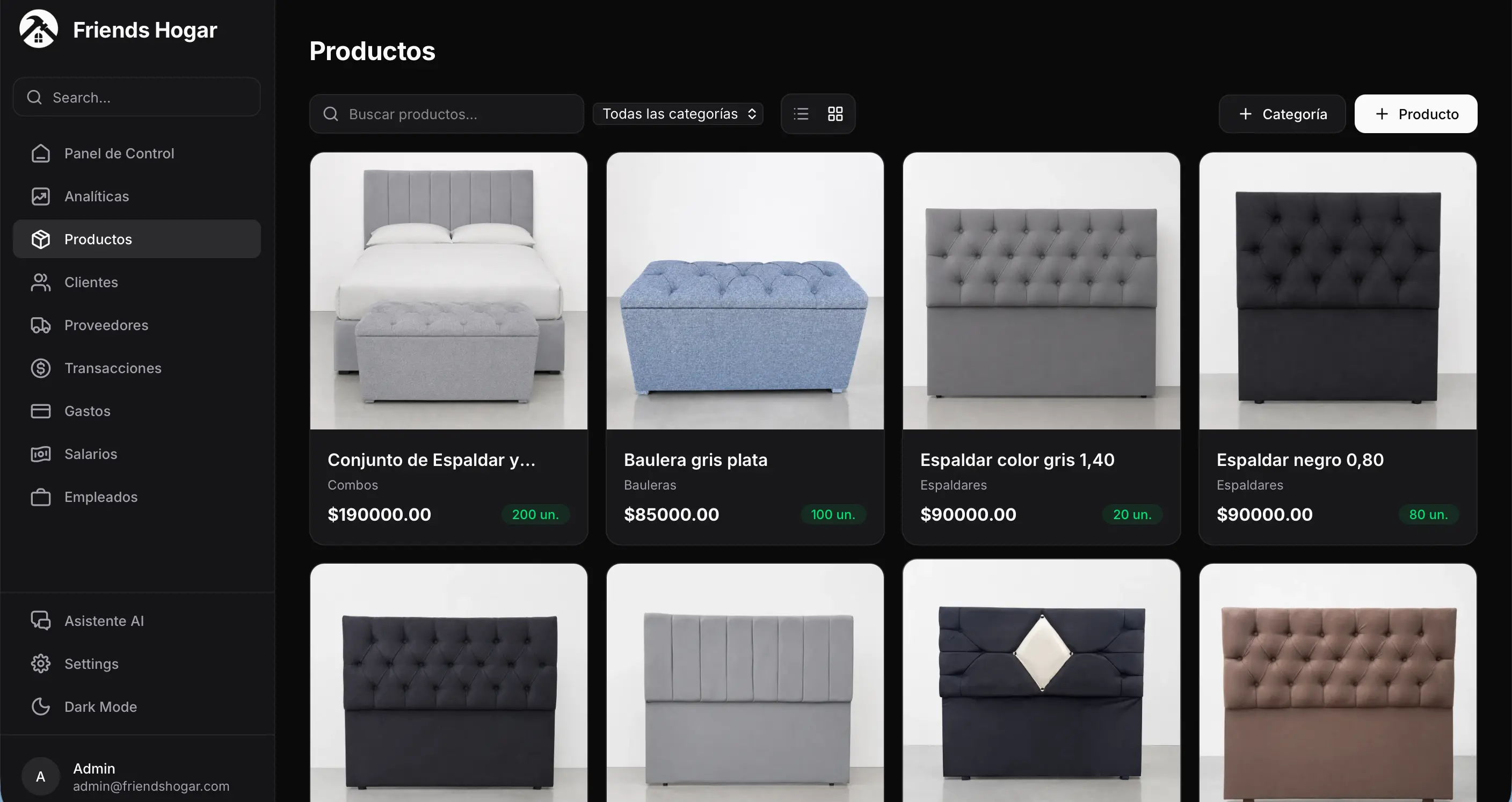 Dashboard preview 3